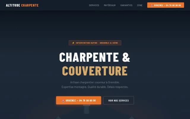 Charpentier Couvreur — Altitude Charpente