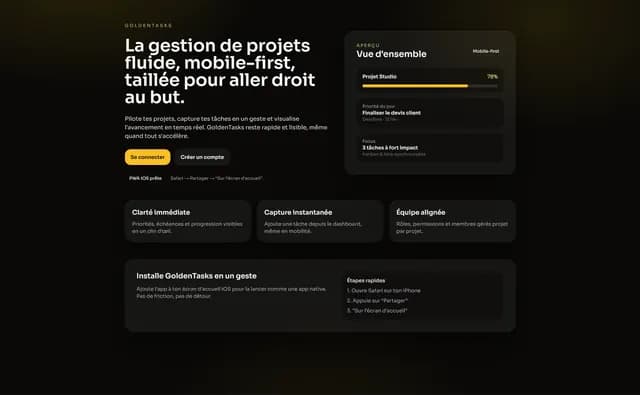 Gestionnaire de tâches en équipe